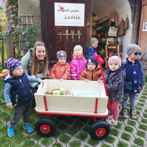 Einkauf im Sauguats Gmias Ladele
